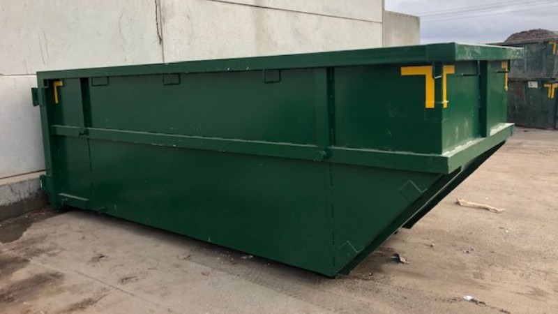 A Titan Skip Bins 8 cubic metre skip bin.